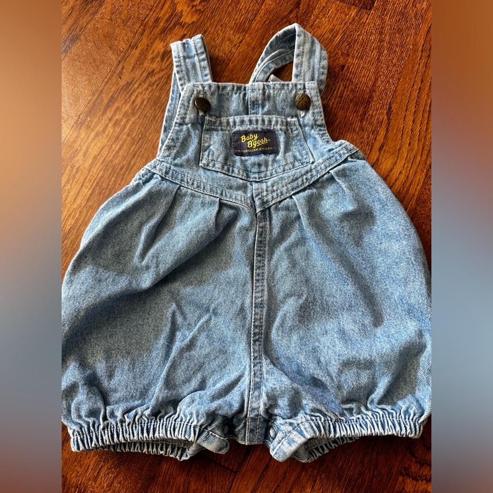 Vintage OshKosh B'gosh Blue Denim Vestbak